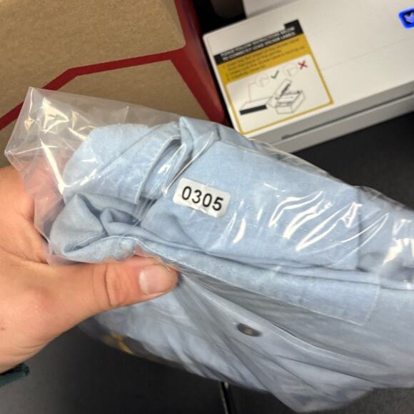 VINTAGE Harley Davidson 90th Anniversary Button Up Shirt Men XL Blue Motor Biker - Picture 8 of 8